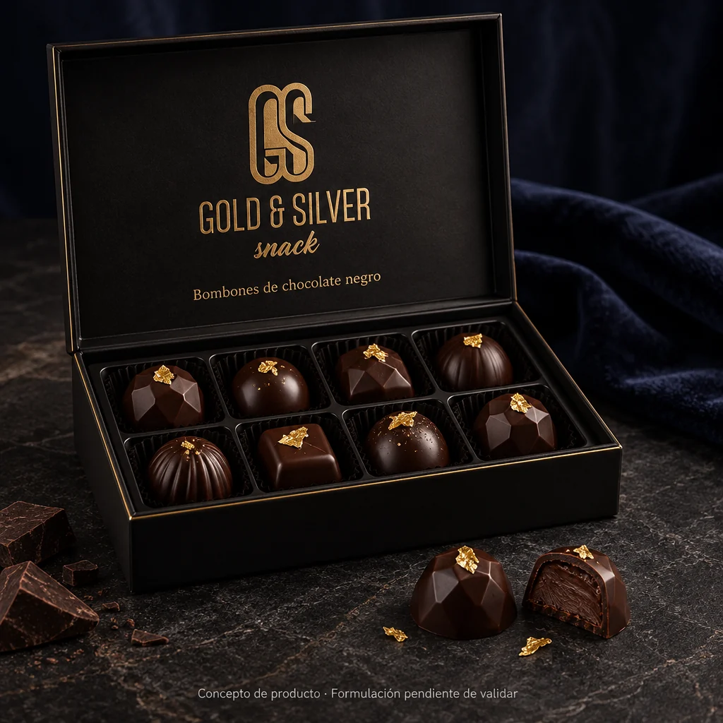 Gold & Silver Snack: propuesta de bombones