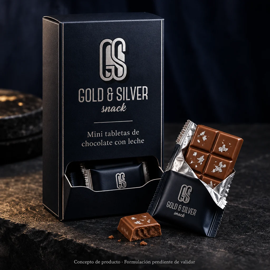 Gold & Silver Snack: propuesta de mini tabletas