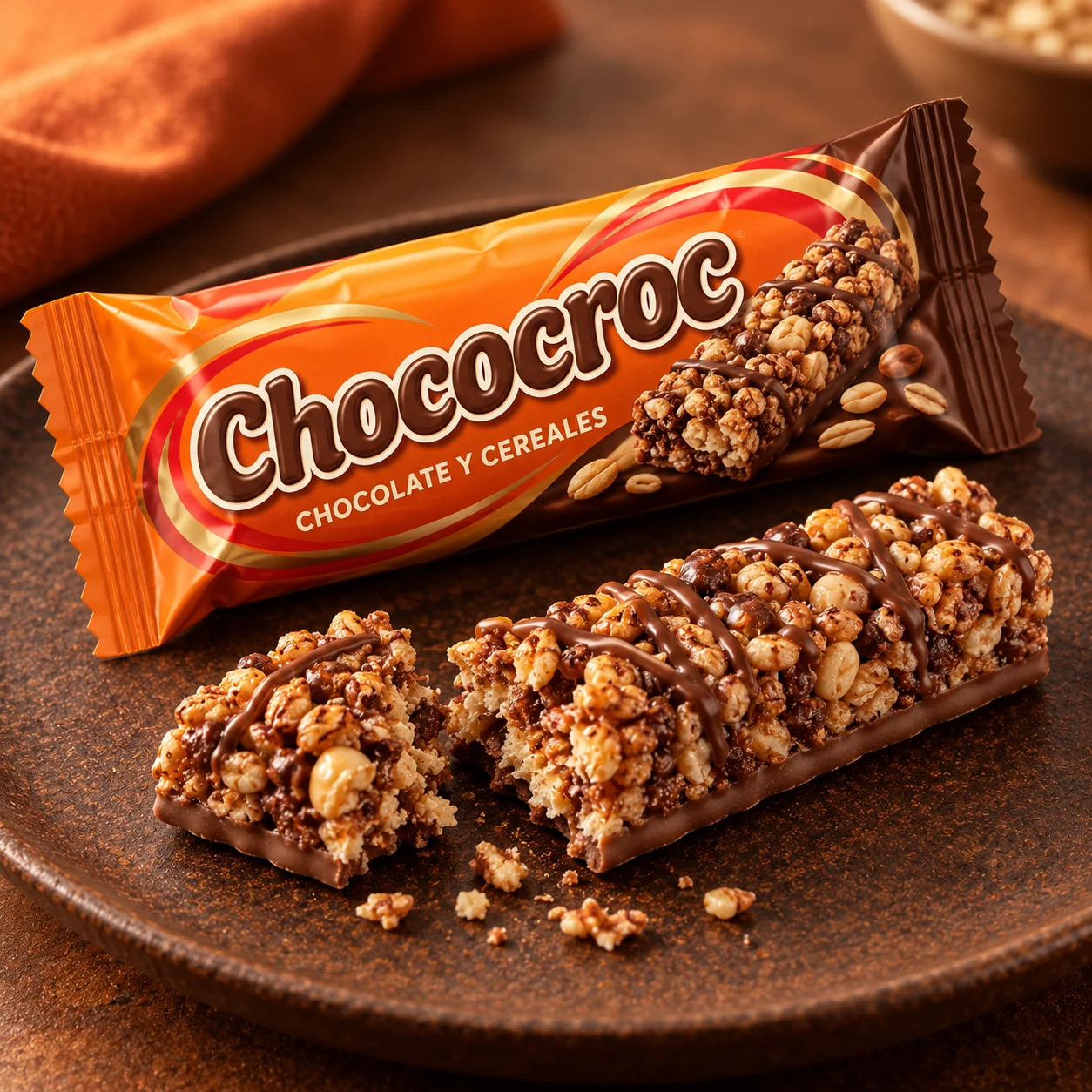 CHOCOCROC: barrita de chocolate y cereales