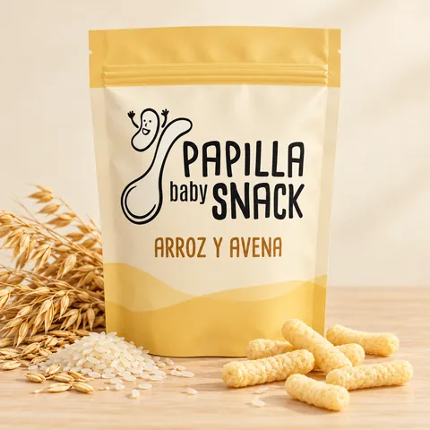PAPILLA baby SNACK: arroz y avena