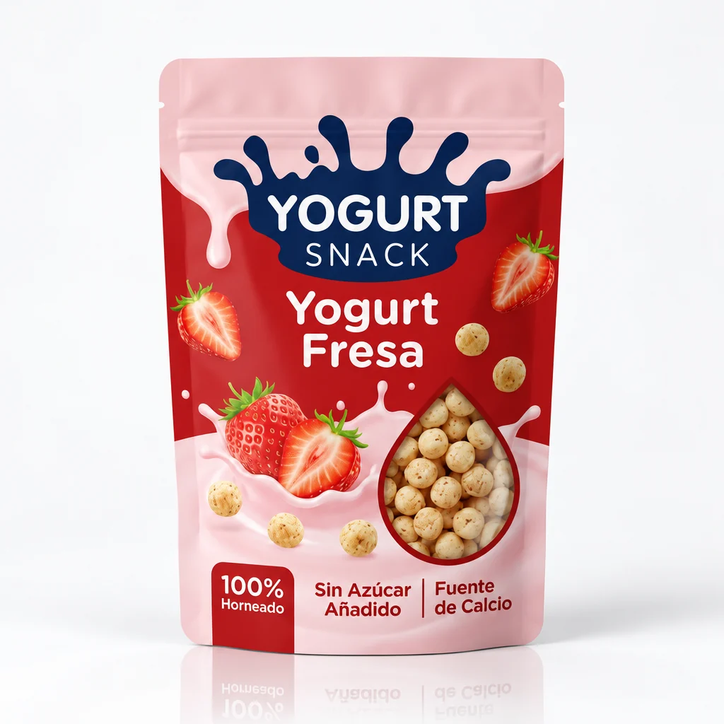 Yogurt Snack: propuesta de sabor fresa