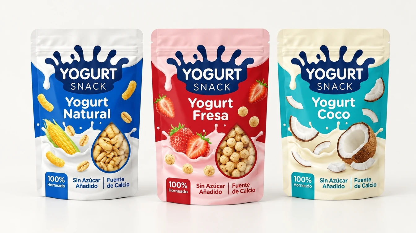 Yogurt Snack: gama completa de natural, fresa y coco